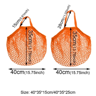 SIMPLE New Mesh Bag Cotton Storage Handbag Tote Net Turtle Bags Portable Fishnet Reusable Shopping String Environmental protection Woven Net Tote (4)
