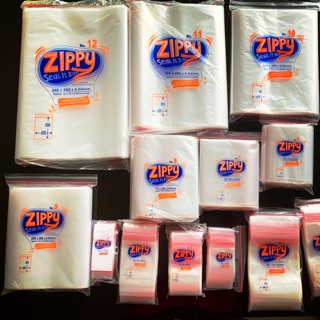 Zippy Ziplock #6 Plastic Resealable bags 100pcs per pack