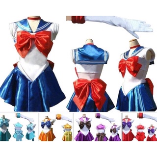 【Stock】 Sailor moon Halloween costume cosplay COD Adults