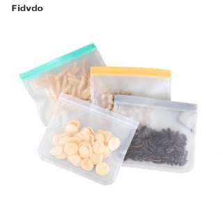 Fidvdo Silicone Food Storage Bag Leakproof Reusable Shut Bag Fresh Bag Food Storage Bag PH