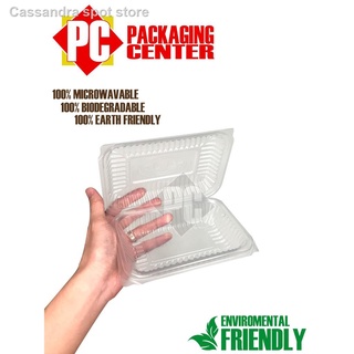 ✤Eco Clamshell Regular by 25pcs per pack COD Nationwide! Biodegradable/ Earth Friendly / Eco Friendl