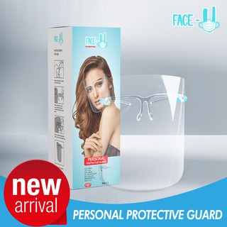 FACEU Waterproof and Anti-fog Dental Face Shield Anti-fog Mask Protective Isolation Glasses