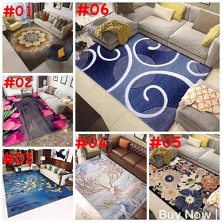 100 x 160cm 3D Geometric Carpet Comfortable Lounge Area Rectangular Carpet