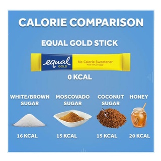 【High-end】✴❦℡Equal Gold 50pcs+ FREE 5pcs! (KETO APPROVED Sweetener)