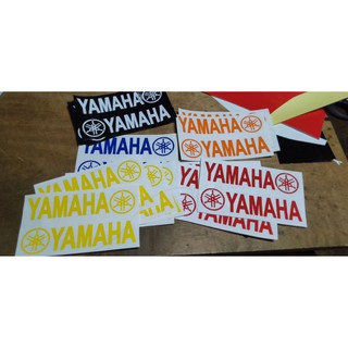 YAMAHA sticker with LOGO 2 pcs (1.25 X 5 inches)