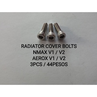 STAINLESS RADIATOR COVER BOLTS FOR NMAX AND AEROX