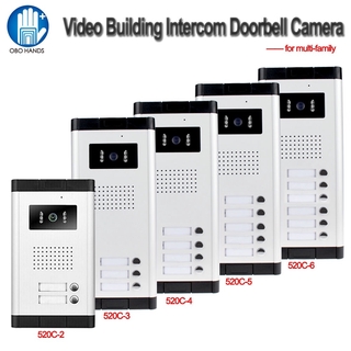 700TVL Waterproof Intercom System Video Door Phone Outdoor Camera IR Light Vision With Multi Call Bu