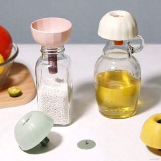 Kitchen Oil Leak Household Liquid Dispensingoilgrid Food Grade Silicone Funnel Liquid Seasoning Utensils