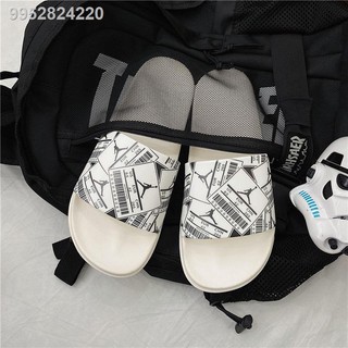▧◘Men s Slippers Stide Brand Summer Fashion Outside Wear Korean Trend Sole Outdoor Beach Sandals Per