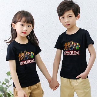 Roblox Gaming Kids T-shirt Summer Top Roblox Boy and Girl T-shirt Clothes 1-12Y