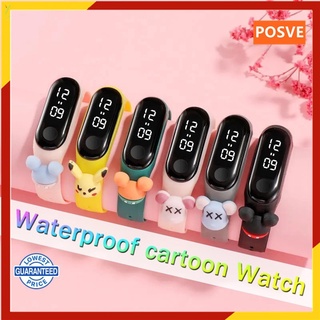 Silicone LED Watch/Waterproof Children Watch/Digital Sport Wristband Fashion Cartoon Silica Gel Unisex Watches
