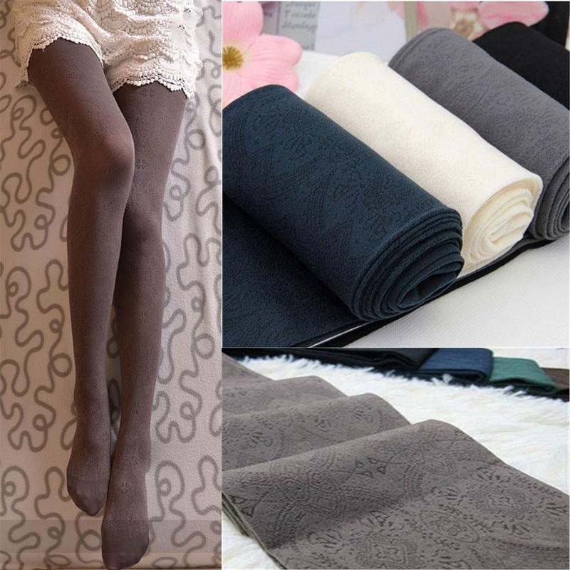 Women Pantyhose Warm Winter Tights Thickened Pantyhose (3)
