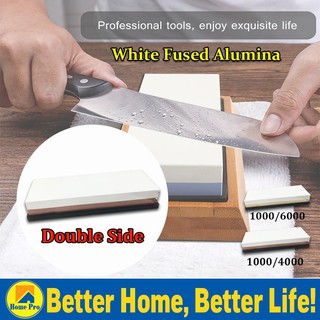 White Corundum Double-Sided Whetstone Sharpening Stone Grit Kitchen knife sharpener Kitchen Knives