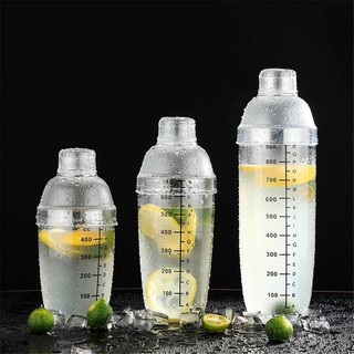 High Quality Acrylic Milk Tea Shaker Cocktail Juice Shaker Bottle Blender Bar Supplies COD
