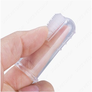 1pc*Soft Finger Toothbrush Pet Dog Oral Dental Cleaning Teeth Care dog cat Brush (5)