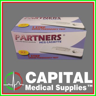 PARTNERS, HCG Cassette, Urine Pregnancy Test Kit, 10pcs, DISCREET PACKAGING (3)