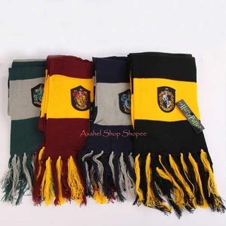 Harry Potter scarf with tassels Gryffindor slytherin scarves (1)