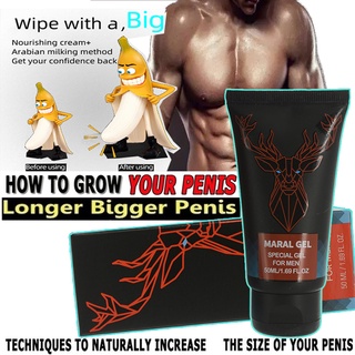 Original Russian Maral Gel Penis Enlargement Cream Titan Increase Xxl Penis Enhancer Grow Stronger