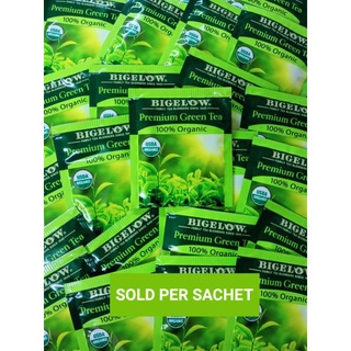 Bigelow Premium Organic Green Tea - Sold per Sachet