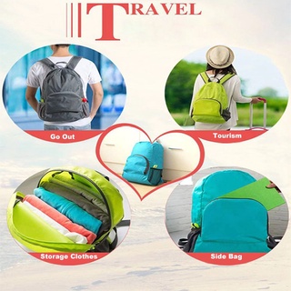 【spot goods】﹍♕┋PHIALLIN Foldable Waterproof Backpack Large Capacity Unisex COD