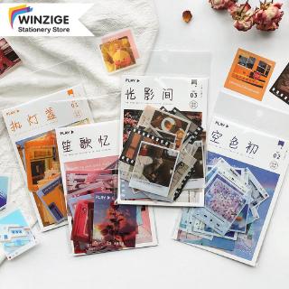 Winzige 40Pcs INS Stickers DIY Scrapbooking Journal Colorful Stickers Stationery (1)