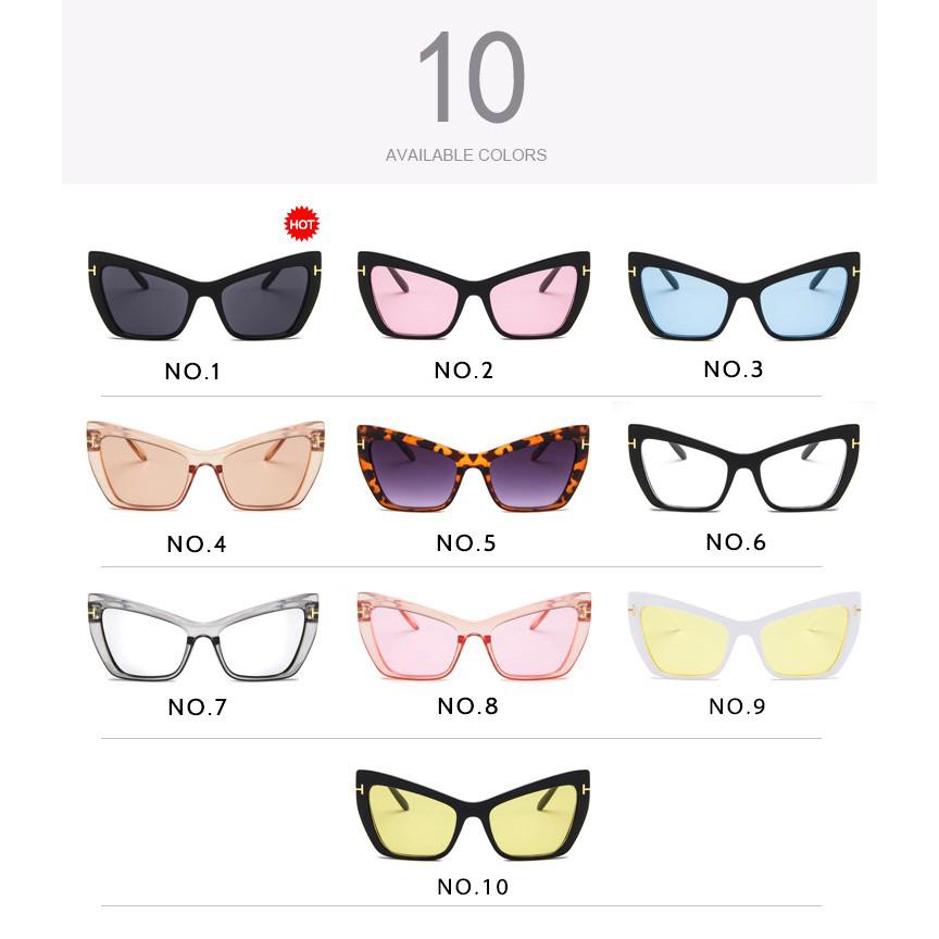 Eyewear Fashion cat-eye T-shaped personality Sunglasses (2)