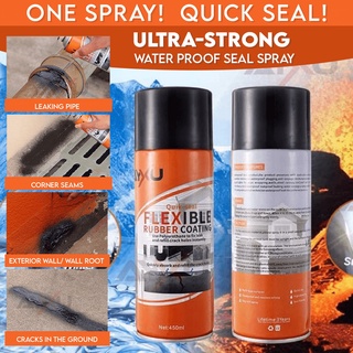 ▫❐BEST SELLING Original AYXU Quick Seal Flexible Rubber Coating (450ml) Waterproof Spray Sealant.
