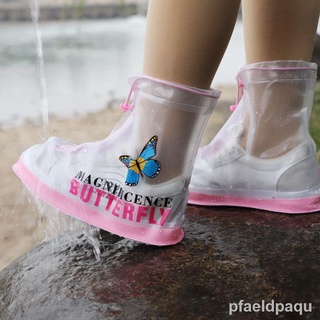 ◙◎Children s rain-proof shoe cover waterproof men s and women s children s primary school students n
