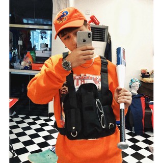 hip-hop kanye street ins hot style Chest Rig Military tactic