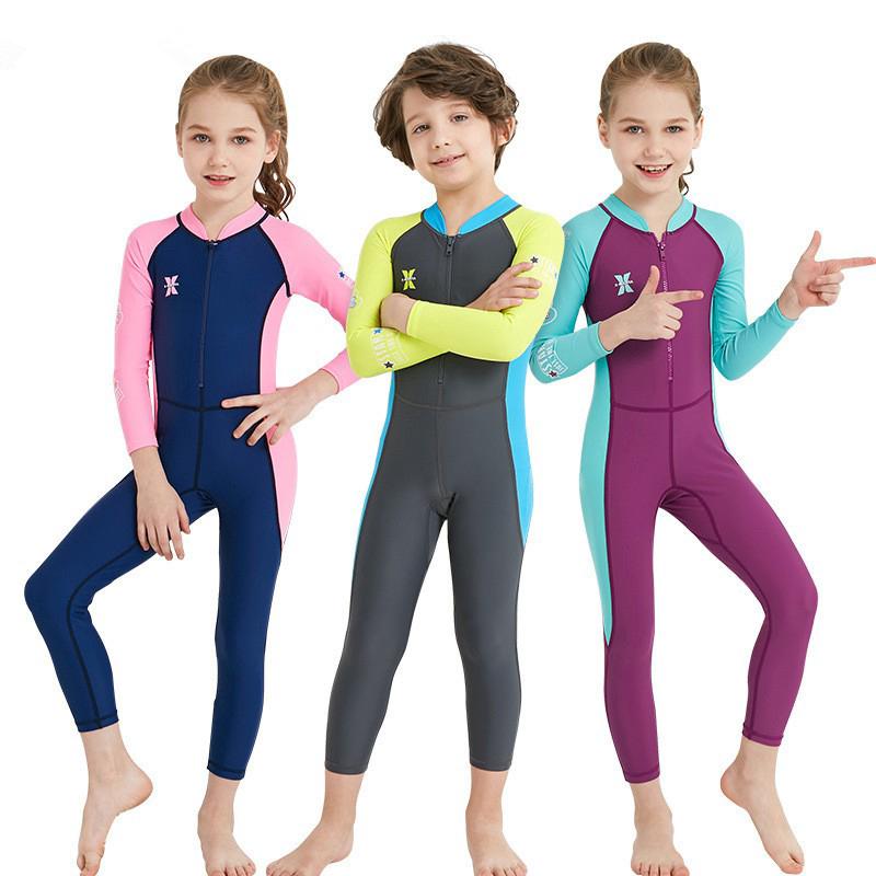 READY STOCK Kids Cartoon Girls Boys Swimming Suit/Muslimah Swimwear Swimsuits∩ (3)