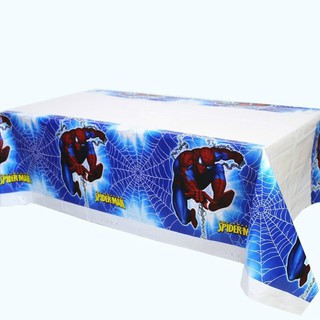 Spiderman Theme Disposable Plastic Tablecloth Table Cover For Party Table Decor 180*108cm