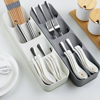 BARGAIN_CITY Drawer Store Compact Cutlery Organiser tray for Knife Spoon Fork Space