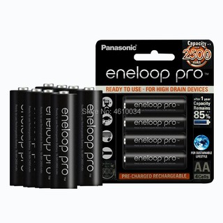 Panasonic Eneloop Battery Pro AA 1.2V 2500mah Ni-mh Camera Flashlight Toy Rechargeable Batteries