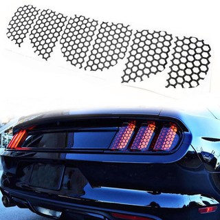 Car paster 6 pcs Honeycomb Shaped Stickers Cover Car Rear Tail Light Cover Decoration for Ford