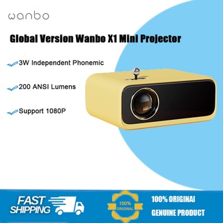 【Global version 】 Wanbo Projector X1-mini 1080P 200ANSI Smart Projection