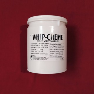 Oleo Instant Whip-Creme 1kg (Whipping Cream) / Baker's Delite Whip Creme 1kg (1)