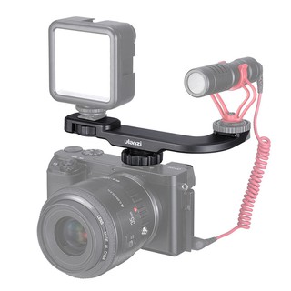 <Littlebeare>Ulanzi PT-8 Universal Cold Shoe Mic Vlog Mount Bracket for Phone DSLR Camera (2)