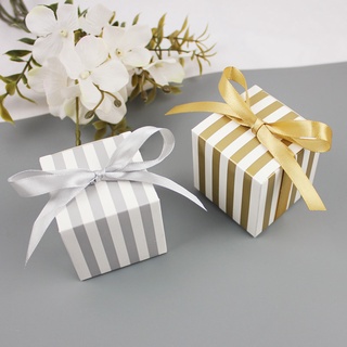 Paper Gift Box Solid Color Rose Gold Packing Chocolate Candy Box Birthday Party Wedding Decoration DIY Box Party Supplies