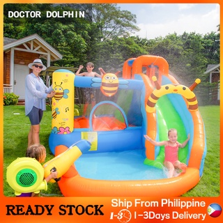 Ready Stock~ Inflatable Castle Children Outdoor Slide Pool Large Playground Bouncy Castle Trampoline