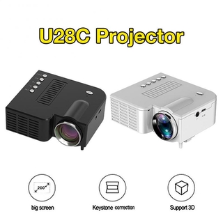 Mini Portable Video Projector LED WiFi Projector UC28C 16.7M Video Home Cinema Movie Game Cinema Office Video Projector