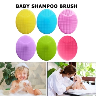 Baby Silicone Shampoo Brush Foam Massage Comb Bath Wipe Soft Head Shampoo Brush Cleaning Care Tool (6)