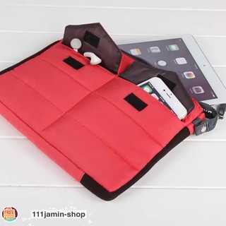 Fashion multifunctional nylon pad tablet organizer bag