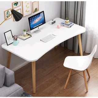 Scandinavian Nordic Work Desk Study Computer Table and Chair 80 x 40 (One Set)