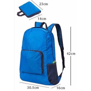 Travel Bags♟﹉❃Foldable waterproof bag pack back pack (2)