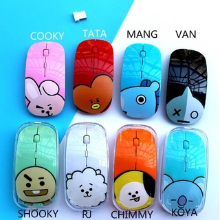 【LF】KPOP BTS BT21 Wireless Bluetooth Mouse for Game Laptop PC (2)