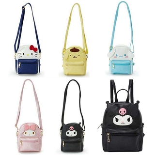 Kuromi My Melody Cinnamoroll PU Leather Shoulder Bag Mini Backpack Crossbody Bag (5)
