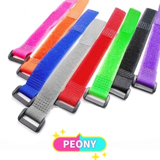 PEONY 5/10PCS New Hook Loop Multicolor Tie-down Straps Cable Ties Eachine&Lipo Battery Nylon Durable RC Accessories High Quality Antiskid Cable/Multicolor
