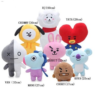 new products๑7inche KPOP BTS BT21 Stuffed Doll BANGTAN BOYS Plush Toy Pillow TATA RJ unxes