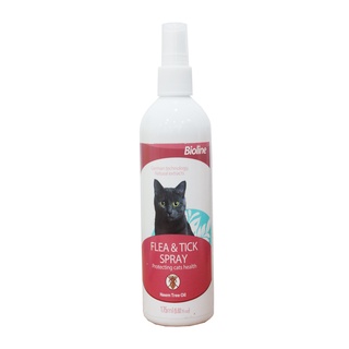 Bioline Flea & Tick Spray for Cats 175ml