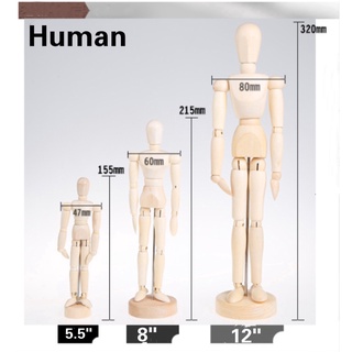 ☂♛♣Palm Joint Movable Wooden Joint Arm Palm Doll Man Artist Figures Model Painting Sketch Wooden Cra